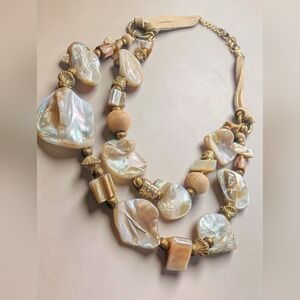Mother Of Pearl Shell Necklace